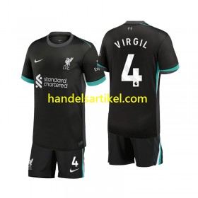Liverpool Virgil 4 Kinder Auswärts Trikotsatz 2024/25 Kurzarm